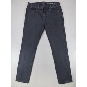 Outerknown S.E.A. Tapered Fit Jeans Mens‎ 32x32 Gray Black Denim Cotton